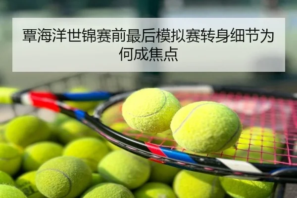 覃海洋世锦赛前最后模拟赛转身细节为何成焦点