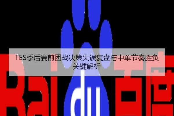 TES季后赛前团战决策失误复盘与中单节奏胜负关键解析